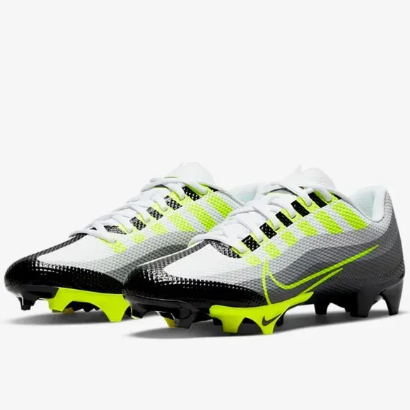 Nike Vapor Edge Speed 360 Volt/White/Grey Football Cleats DQ5110-071 - Picture 1 of 14